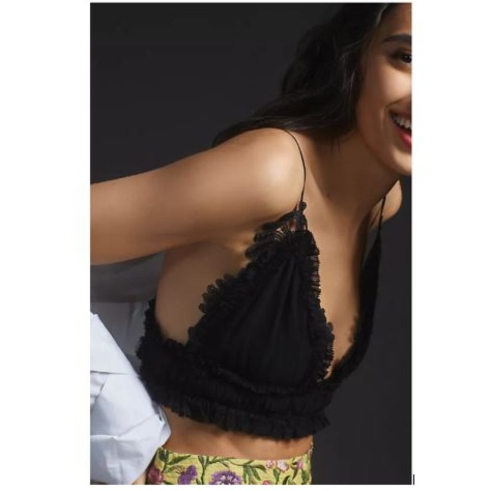 Magali Pascal Lace Cropped Bralette from Anthropologie - Size Medium - NTW - Picture 5 of 7